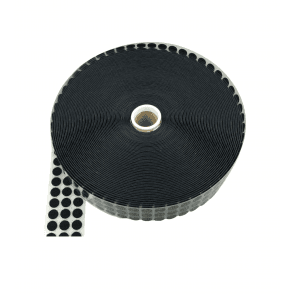 VELCRO® Brand Alfatex Coins Black LOOP 13mm x240