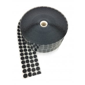 VELCRO® Brand Alfatex Coins Black HOOK & LOOP 21mm x10