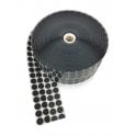 Black Self Adhesive Coins Dots 21mm