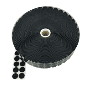 VELCRO® Brand Alfatex Coins Black Hook 21mm x10