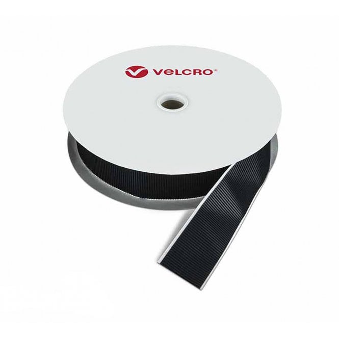VELCRO® Brand Heavy-Duty Self-Adhesive Tape PS52 / PS51 Hook or Loop 50mmx25m Black 