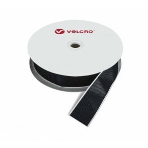 VELCRO® Brand Black Heavy Duty PS52 Adhesive Tape Hook 5cm-25m