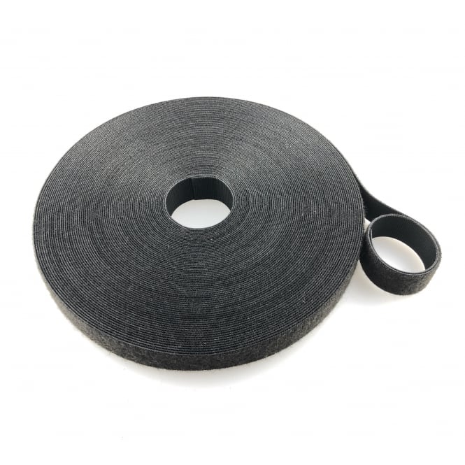 VELCRO® Brand ONE-WRAP® Black 25mm Wide Back to Back Tape