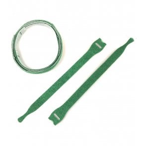 VELCRO® Brand ONE-WRAP® CABLE TIES Green 20mmx200mm 10 Pieces