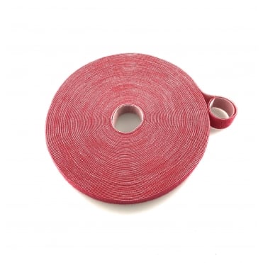 VELCRO® Brand ONE-WRAP® Red 20mm Wide Back to Back Tape