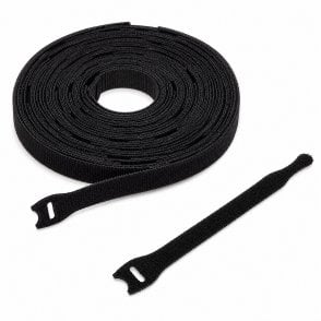 VELCRO® Brand ONE-WRAP® CABLE TIES Black 20mmx200mm 10 Pieces