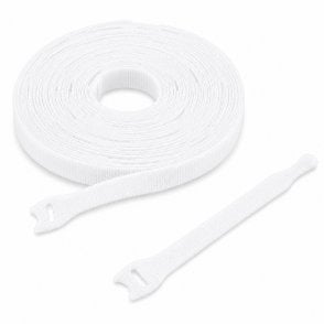 VELCRO® Brand ONE-WRAP® CABLE TIES White 20mmx200mm 10 Pieces