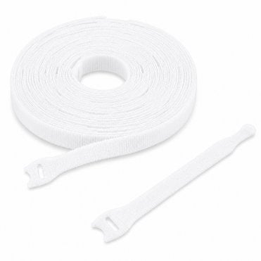 VELCRO Brand ONE-WRAP White Reusable Cable Ties 20mm x 200mm
