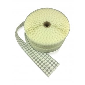 VELCRO® Brand Alfatex Coins White HOOK & LOOP 13mm x240