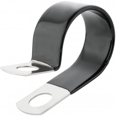 Vinyl Coated P-Clip Hose Clamp (Stainless Steel Cable/Hose Support Clip)