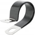 Boltza Stainless Steel P-Clip Hose, Pipe & Cable Clamps â€“ Vinyl Coated, Cushioned Support 10mm X1
