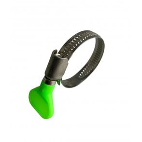 W4 Stainless Steel Thumb Screw / Wing Hose Pipe Clip Jubilee Clamp 20-32mm (9MM BW) x4