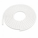 On1shelf® 12mm cable spiral band White 2m