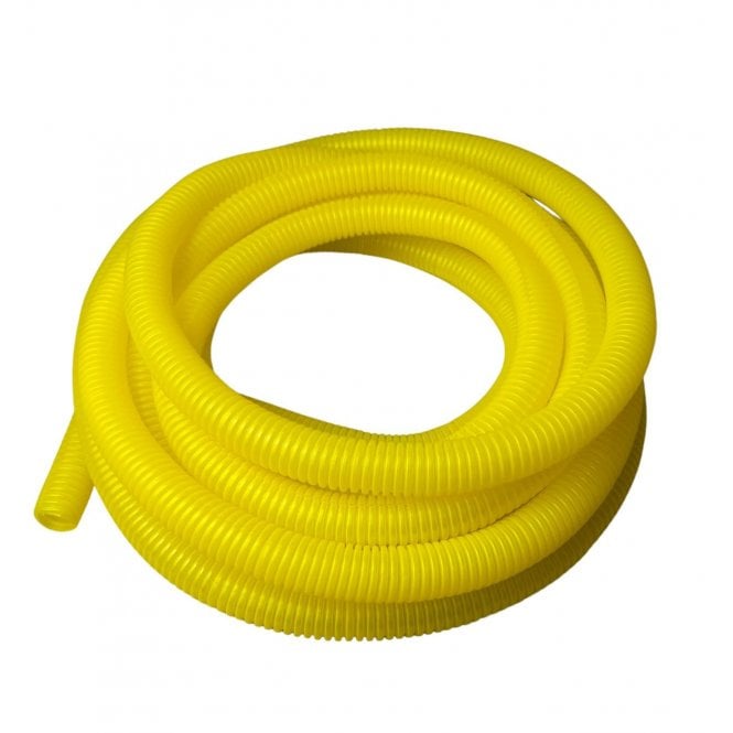Yellow Corrugated Conduit Split Plastic Flexible Cable Tidy Solution Tube Trunking