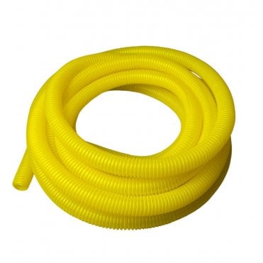 Yellow Corrugated Conduit Split Plastic Flexible Cable Tidy Solution Tube Trunking